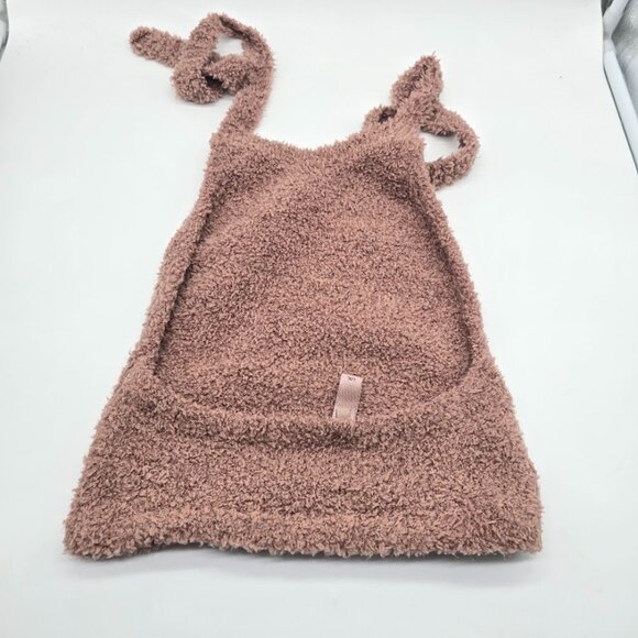 SKIMS Cozy Knit Halter Tank Womens L XL Rose Clay Tie Back - Picture 3 of 10